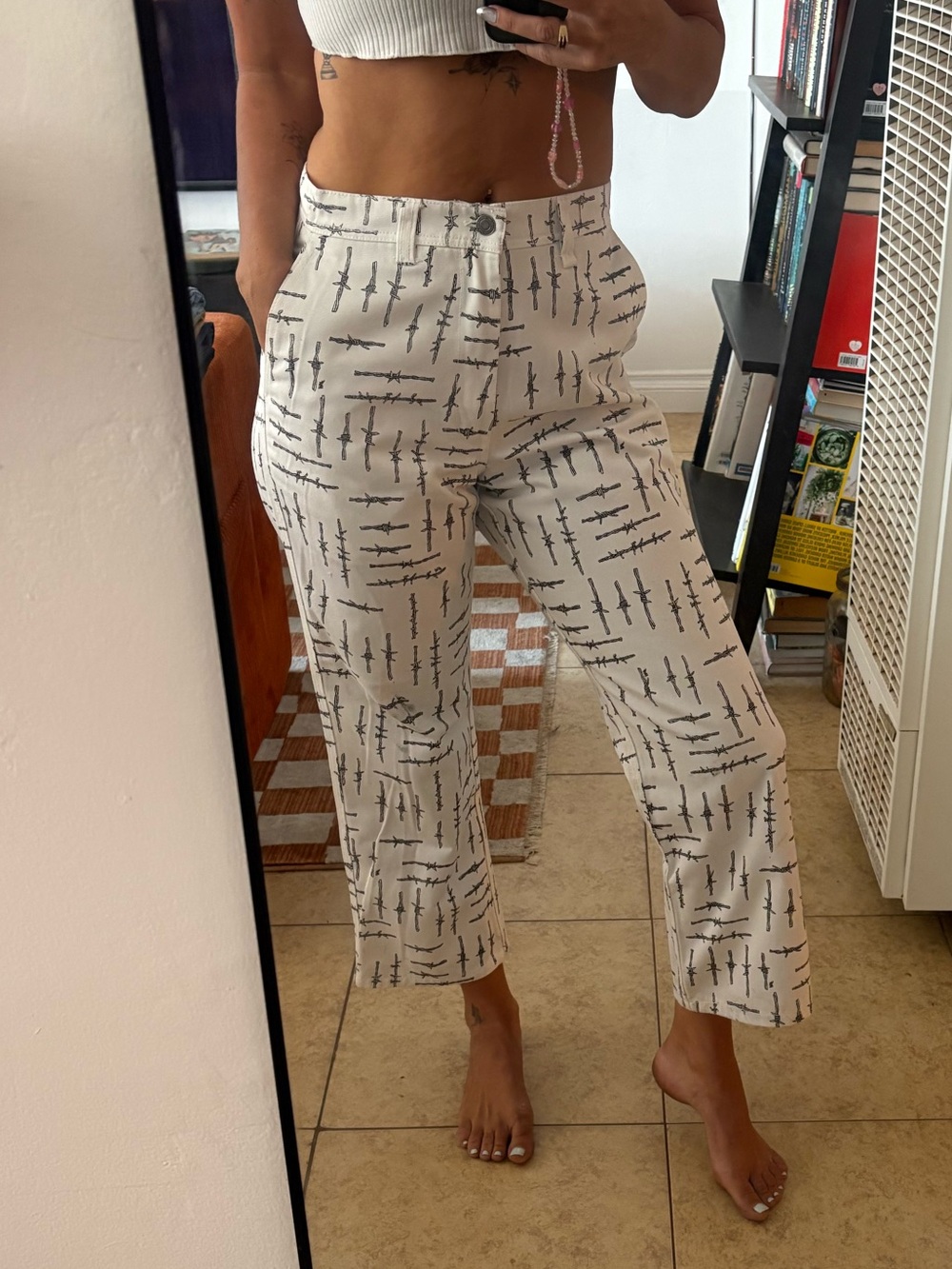 Huf barbed wire jeans